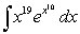 Evaluate the integral.  