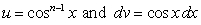 Several useful integration formulas called reduction formulas are used to automate the process of performing multiple integrations by parts. Prove that for any positive integer   ,   (Use integration by parts with   ).