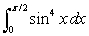 Evaluate the integral. (Hint: you may need to use a reduction formula.)    A)    B)    C)    D)   