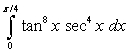 Evaluate the integral.   A)    B)    C)    D)   