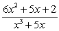 Find the partial fraction decomposition.   A)    B)    C)    D)   