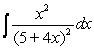 Use a table of integrals to find an antiderivative.   A)    B)    C)    D)   