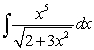 Use a table of integrals to find an antiderivative.   A)    B)    C)    D)   