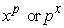Determine which function  dominates , where we say that the function f(x) dominates the function g(x) as   if   and either   Show all work.  