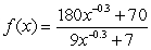 Suppose the size of a particular animal's pupils expand and contract depending on the amount of light available. Let   be the size in mm of the pupils at light intensity x. Find the smallest possible size of the pupils by finding   A)  1 mm B)  10 mm C)  20 mm D)    mm