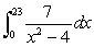 Determine whether the integral converges or diverges. Find the value of the integral if it converges.   A)  The integral diverges. B)  The integral evaluates to   . C)  The integral evaluates to   . D)  The integral evaluates to   .