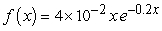The pdf describing the chance that a given insect will die at a particular age, x days, is   . What is the chance the insect will live longer than 10 days? Round your answer to three decimal places. A)  0.594 B)  0.100 C)  0.406 D)  0.500