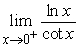 Evaluate the limit.   A)  1 B)  0 C)    D)  indeterminant