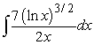 Evaluate the integral.   A)    B)    C)    D)   