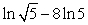 Use the properties of logarithms to rewrite the expression as a single term.   A)    B)    C)    D)   