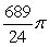 Find the volume of the solid formed by revolving the region bounded by   about x = 5. A)    B)    C)    D)   