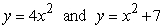 Use cylindrical shells to compute the volume of the solid formed by revolving the region bounded by   about x = 7. A)    B)    C)    D)   