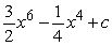 Find the general antiderivative.   A)    B)    C)    D)   
