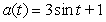 Determine the position function if the acceleration function is   , the initial velocity is   , and the initial position is   . A)    B)    C)    D)   