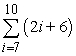 Write out all terms and compute the sum.   A)    B)    C)    D)   