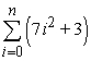 Use summation rules to compute the sum.   A)    B)    C)    D)   