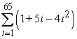 Use summation rules to compute the sum.   A)    B)    C)    D)   