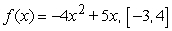 Compute the average value of the function on the given interval.   A)    B)    C)    D)   