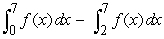 Write the expression as a single integral.   A)    B)    C)    D)   