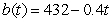Suppose that, for a particular population of organisms, the birth rate is given by   organisms per month and the death rate is given by   organisms per month. Explain why   represents the net change in population in the first 12 months. Determine for which values of   it is true that   . At which times is the population increasing? Decreasing? Determine the time at which the population reaches a maximum.