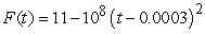 The impulse-momentum equation states the relationship between a force   applied to an object of mass   and the resulting change in velocity   of the object. The equation is   , where   . Suppose that the force of a golf club on a ball is approximately   thousand pounds for   between 0 and   seconds. Using   slugs for the mass of a golf ball, estimate the change in velocity   (in ft/s) . Round to 2 decimal places. A)    ft/s B)    ft/s C)    ft/s D)    ft/s