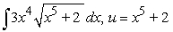 Use the given substitution to evaluate the indicated integral.   A)    B)    C)    D)   