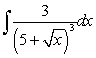 Evaluate the integral.   A)    B)    C)    D)   
