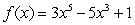 Determine, by hand, the interval(s)  where   is increasing and/or decreasing. A)  increasing   ; decreasing   B)  increasing   and   ; decreasing   and   C)  increasing   and   ; decreasing   and   D)  increasing   and   ; decreasing  
