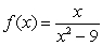 Find all asymptotes and extrema and sketch a graph.  