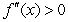 Sketch the graph with the given properties.     for all x,     for     for   A)    B)    C)    D)   