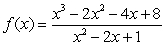 Graph   and its slant asymptote on the same set of axes.   A)    B)    C)    D)   