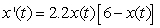 If the concentration of a chemical changes according to the equation   , find the concentration   for which the reaction rate is a maximum. Round answer to nearest hundredth. A)    B)    C)    D)   