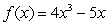 Compute f '(2)  for the function   . A)  58 B)  43 C)  38 D)  -43