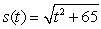 Use the position function   meters to find the velocity at t = 4 seconds. A)  9 m/s B)    m/s C)    m/s D)    m/s
