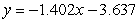 Find an equation of the line tangent to   . (Round coefficients to 3 decimal places.)  A)    B)    C)    D)   