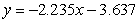 Find an equation of the line tangent to   . (Round coefficients to 3 decimal places.)  A)    B)    C)    D)   