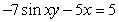 Find the derivative   implicitly if   . A)    B)    C)    D)   