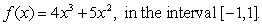 Using the Mean Value Theorem, find a value of c that makes the conclusion true for   A)    B)  One or more hypotheses fail C)    D)     