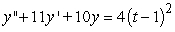 Find the general solution of   , given the particular solution   . A)    B)    C)    D)   