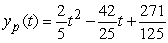 Find the general solution of   , given the particular solution   . A)    B)    C)    D)   