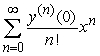 A second order differential equation can be arranged to the form   , and one can find the third and higher derivatives of y by simply differentiating this equation. Since a Taylor-series expansion of a function y(x)  is   , one can differentiate the rearranged second order differential equation to evaluate coefficients in the Taylor polynomial, if one is either given or can solve for the initial condition y(0)  and y'(0) . What is the coefficient of x<sup>4</sup> in the Taylor polynomial expansion of the solution to the equation   if the initial conditions are   ? A)    B)    C)    D)   