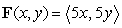 Compute the work done by the force field   along the curve C, where C is the line segment from (2, 1)  to (3, 5) . A)    B)    C)    D)   