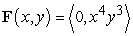Compute the work done by the force field   along the curve C, where C is the portion of   from   to   . A)    B)    C)    D)   