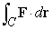 Evaluate   for   and C is the quarter circle from   to   . A)  0 B)    C)    D)   