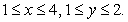 Set up a double integral that equals   where S is the portion of the plane   above the rectangle  