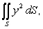 Set up a double integral that equals   where S is the portion of the sphere   that lies inside the cylinder   and above the xy-plane.