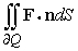 Use the Divergence Theorem to compute   for   and Q bounded by   and   . A)  0 B)    C)    D)   