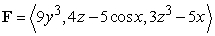 Use the Divergence Theorem to compute   for   and Q bounded by the cube   ,   and   . A)    B)  0 C)    D)   