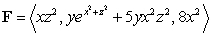 Find the outward flux of F over   where Q is bounded by   and   and   . A)    B)    C)    D)  0