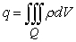 Use Guass' Law for electricity and the relationship to find the total charge in the hemisphere for the electric field .